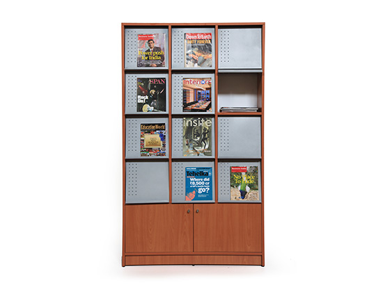 Media magazine rack