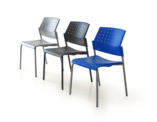 movie chairs in three colours
