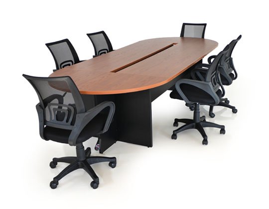 Conference table with Hobart chairs