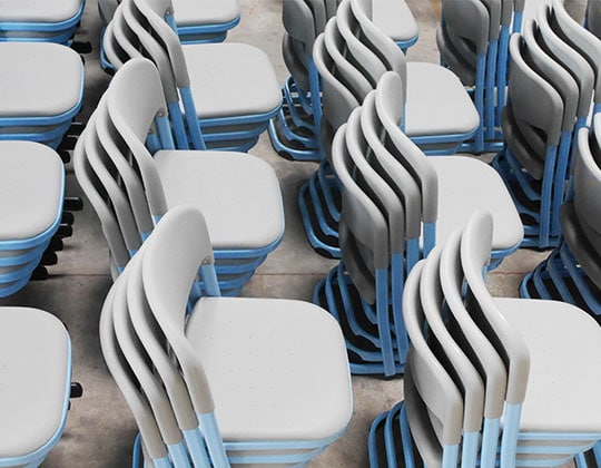 focus chairs on shopfloor-Furniture Manufacturer india