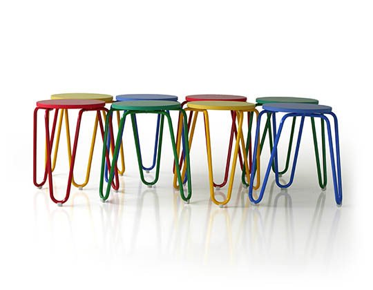 clip stool color